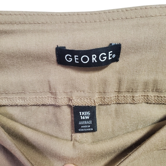 NWT George Women's Trouser Pants Stretchy Size 1X (16W) - Picture 2 of 7